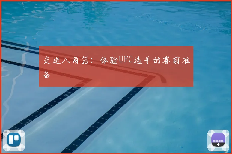 走进八角笼：体验UFC选手的赛前准备