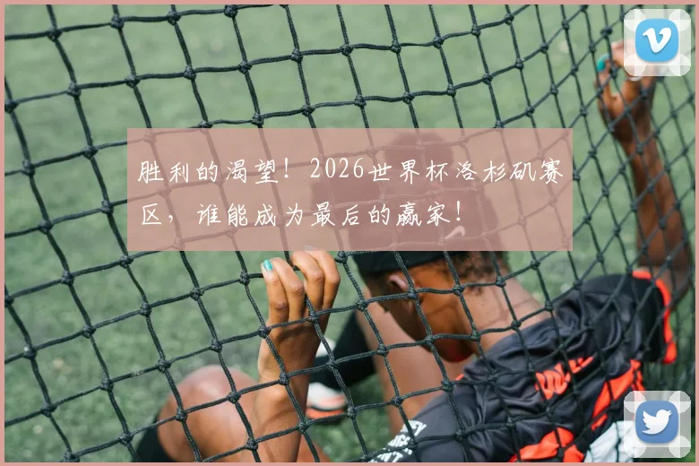 胜利的渴望！2026世界杯洛杉矶赛区，谁能成为最后的赢家！